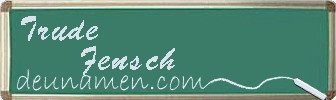 Trude Fensch Visitenkarte